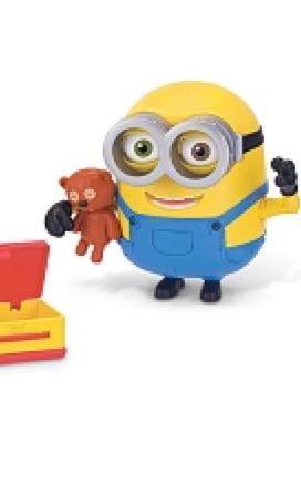 Minions Movie Bob With Teddy Bear - Thinkway Toys (Minions) action figure collectible [Barcode 064442201814] - Main Image 2