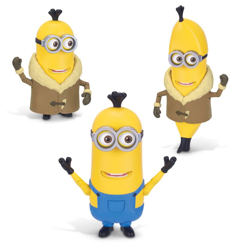 Minions Movie Arctic Kevin/Banana - Thinkway Toys (Minions) action figure collectible [Barcode 064442201838] - Main Image 2