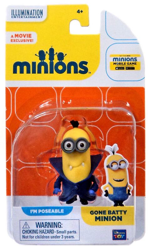 Gone Batty Minion - Thinkway Toys (Minions) action figure collectible [Barcode 064442202194] - Main Image 1