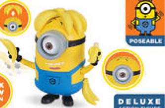 Despicable Me 3 Deluxe Banana Crazy Carl - Thinkway Toys action figure collectible [Barcode 064442202446] - Main Image 2