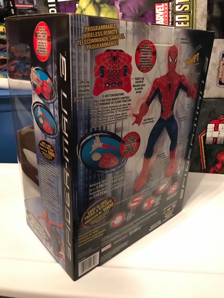 Spiderman 3 Action Command RC Spiderman  action figure collectible [Barcode 064442206406] - Main Image 2