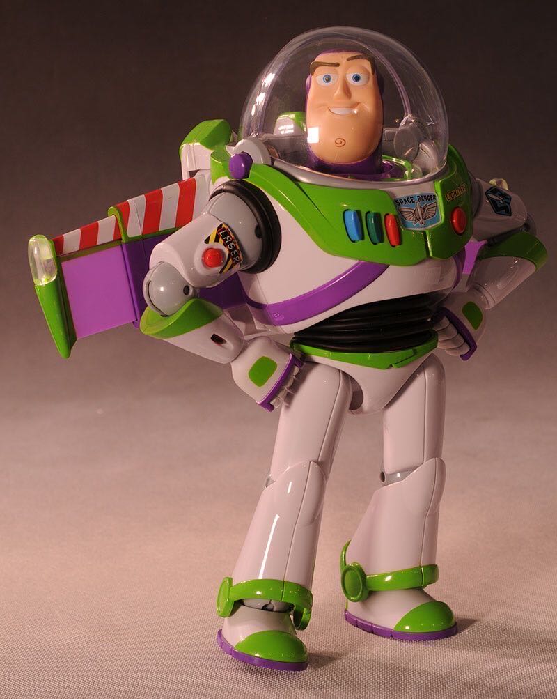 Buzz Lightyear Ultimate Talking Action Figure - Thinkway Toys (Toy Story) action figure collectible [Barcode 064442628093] - Main Image 2
