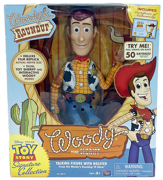Woody the Sheriff - Thinkway (Disney Pixar Toy Story) action figure collectible [Barcode 064442640125] - Main Image 2