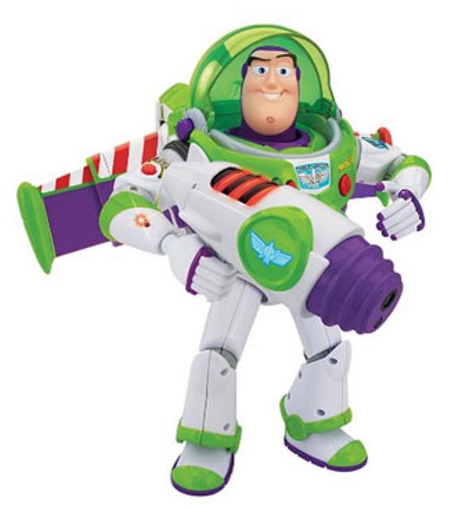 Toy Story: Buzz Lightyear Power Projector Talking Action Figure - Thinkway Toys (Disney•Pixar: Toy Story) action figure collectible [Barcode 064442640965] - Main Image 2