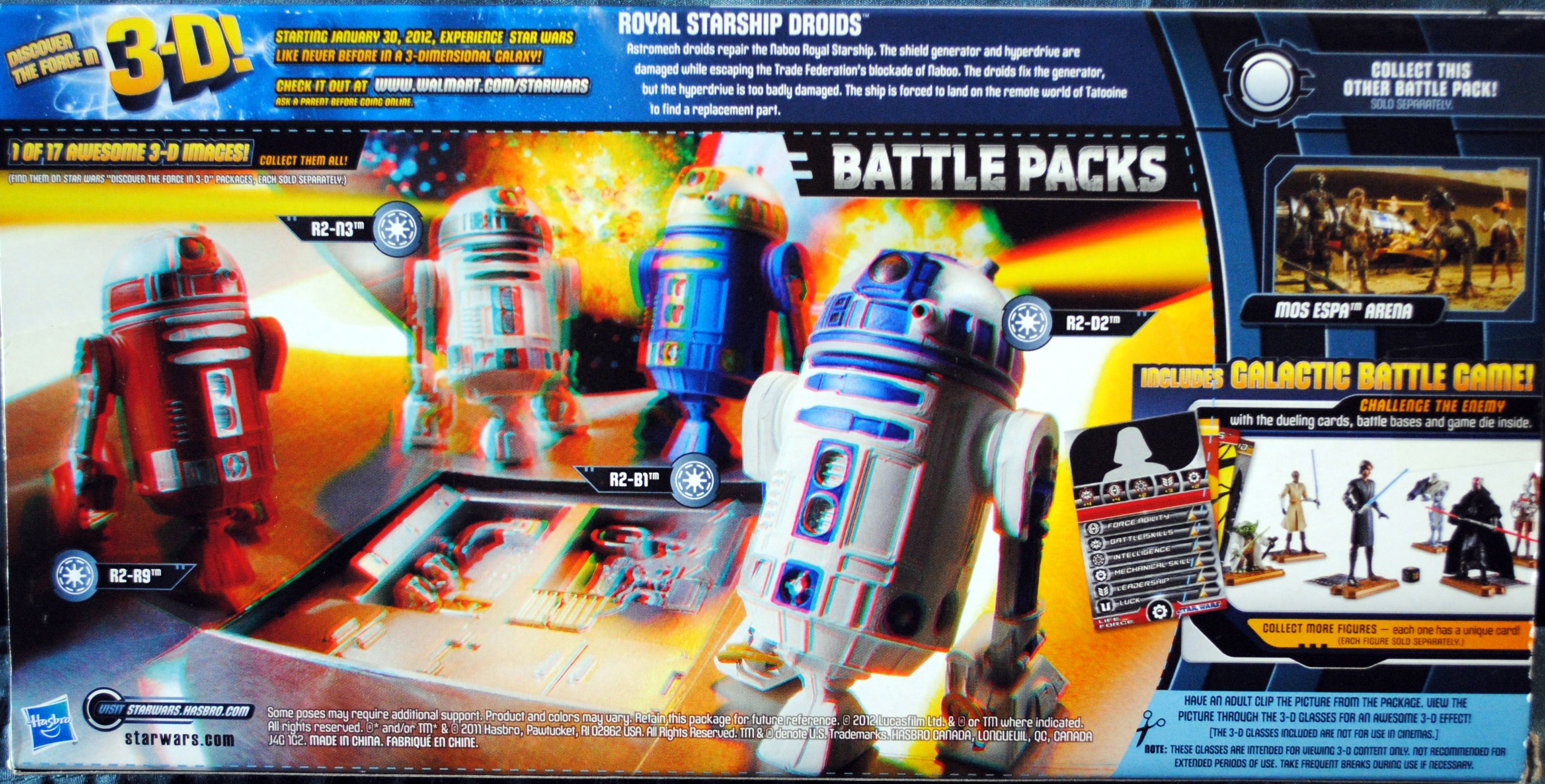 Star Wars Battle Packs: Royal Starship Droids - Hasbro (Star Wars Episode I The Phantom Menace) action figure collectible [Barcode 0653569707769] - Main Image 2