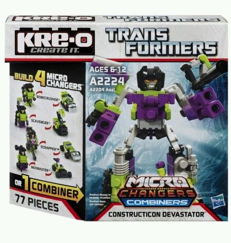 Kre-O Transformers Constructicon Devastator Micro Changers Combiners Kreo ** - Kre-O (Kre-O Transformers Combiner) action figure collectible [Barcode 0653569799450] - Main Image 2