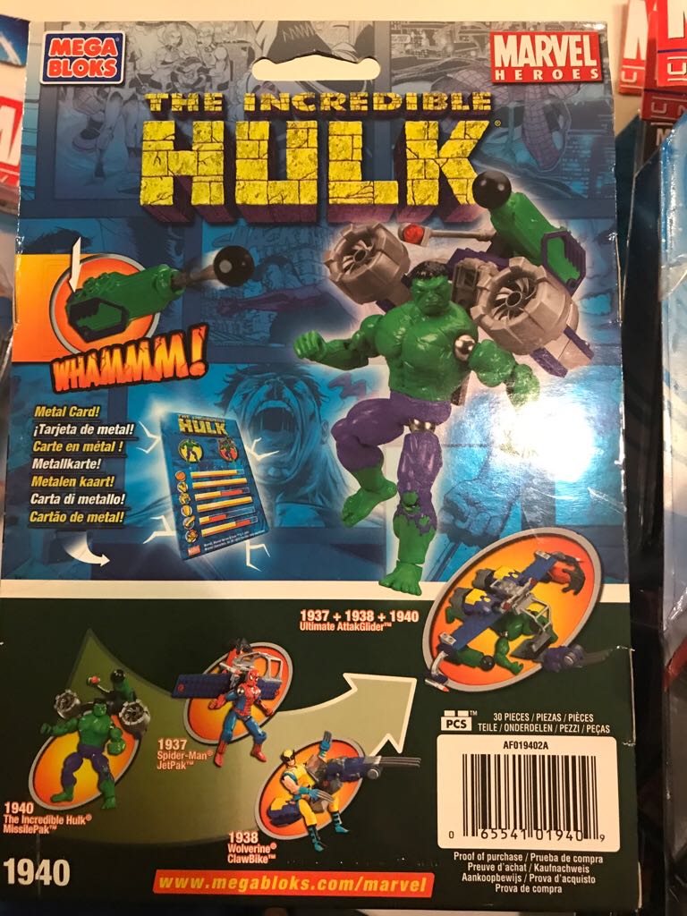 Mega bloks The Incredible Hulk  action figure collectible [Barcode 065541019409] - Main Image 2