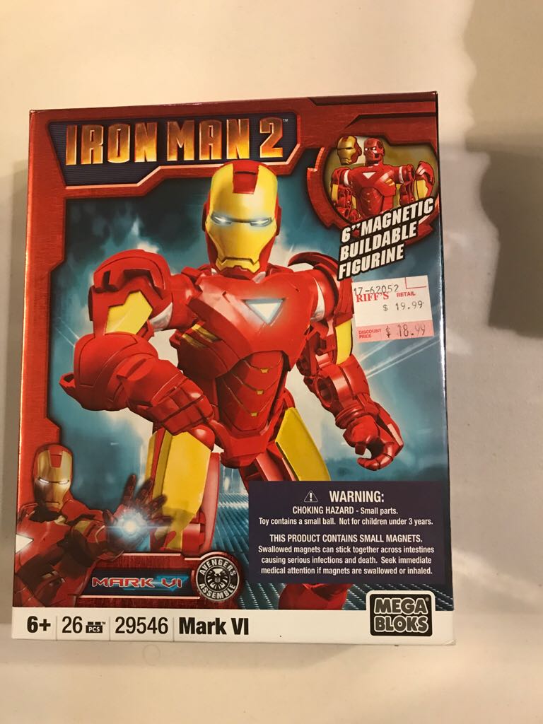 Iron Man 2 Mega Bloks - Iron Man  action figure collectible [Barcode 065541295469] - Main Image 1