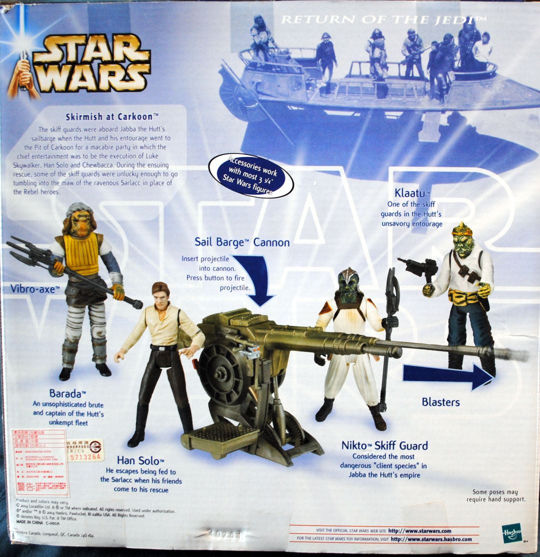 BATTLE PACK - Skirmish At Carkoon - Hasbro (Star Wars Episode VI Return Of The Jedi) action figure collectible [Barcode 0076930345115] - Main Image 2