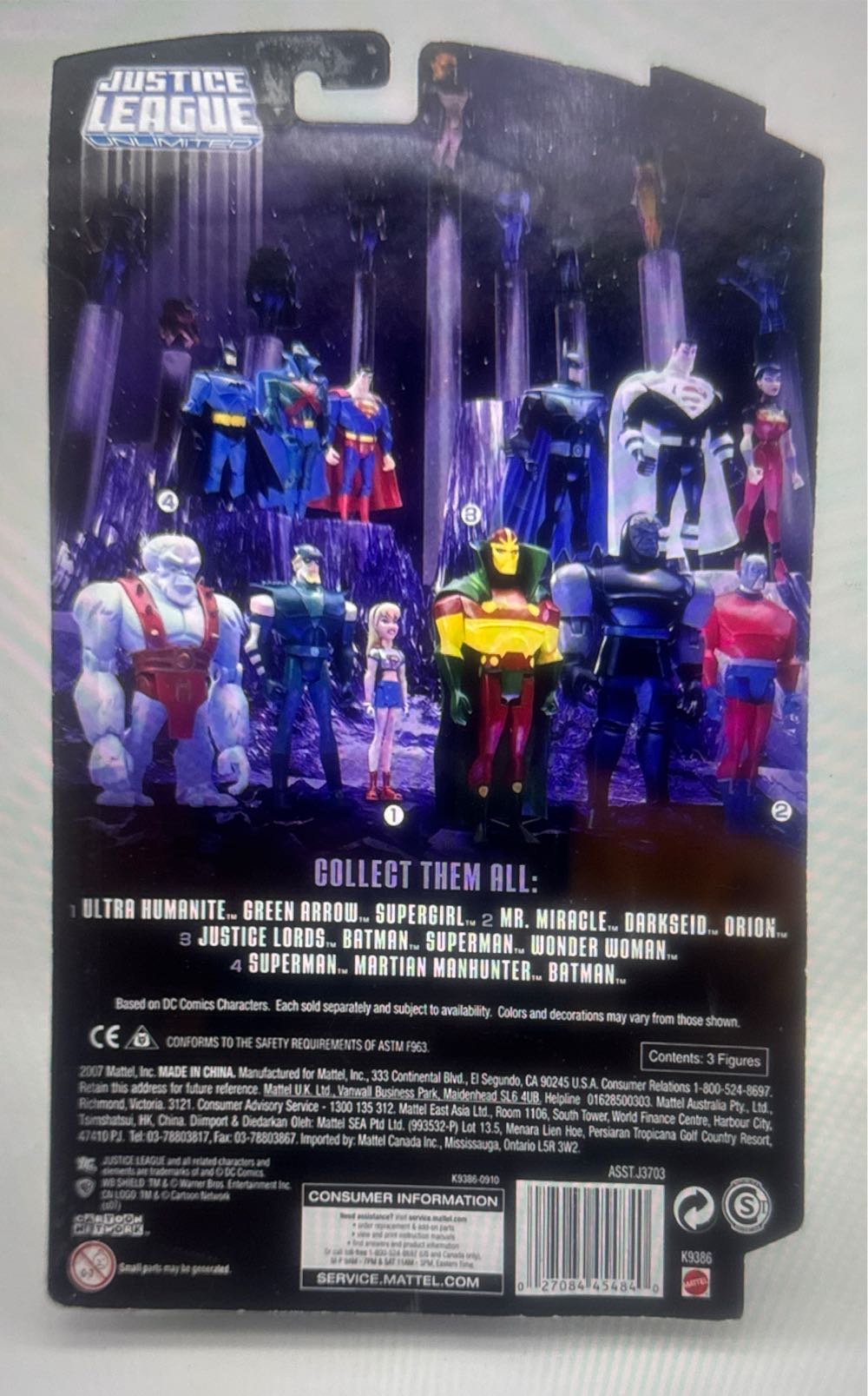 JLU: Orion - Mattel (Justice League Unlimited) action figure collectible [Barcode 027084454840] - Main Image 2