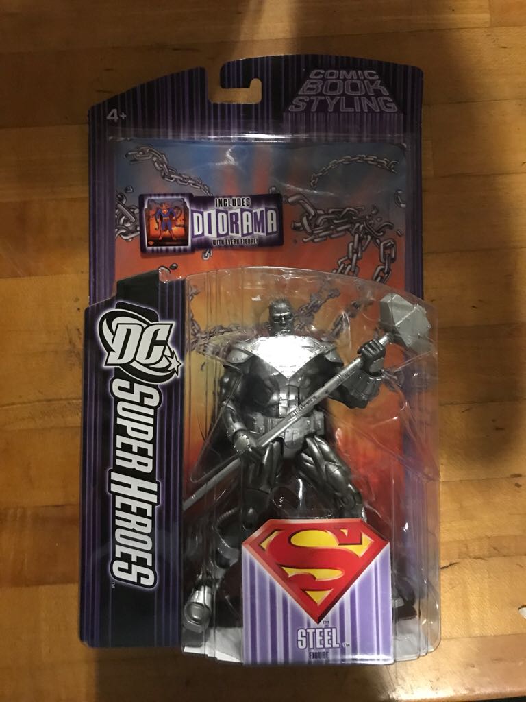 3. Steel™ - Mattel (DC Super Heroes™ S3 Select Sculpt™ Series) action figure collectible [Barcode 027084454970] - Main Image 1