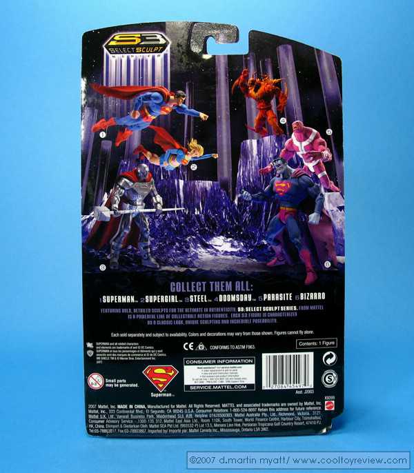 3. Steel™ - Mattel (DC Super Heroes™ S3 Select Sculpt™ Series) action figure collectible [Barcode 027084454970] - Main Image 4
