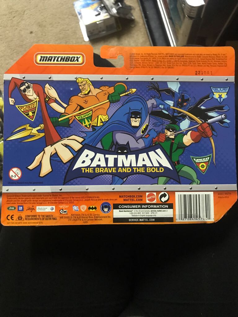 Batman The Brave And The Bold - Matchbox  - Mattel,INC action figure collectible [Barcode 027084457841] - Main Image 2