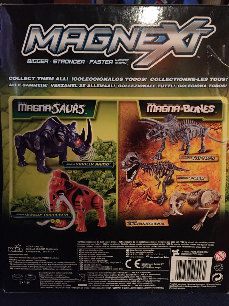 Magnext Magnasaurs Magna Sabretooth Tiger  action figure collectible [Barcode 072348295561] - Main Image 2