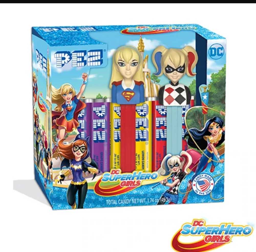 Sonic Series (Silver) - PEZ Candy Company (DC Super Hero Girls Quad) action figure collectible [Barcode 073621012950] - Main Image 3