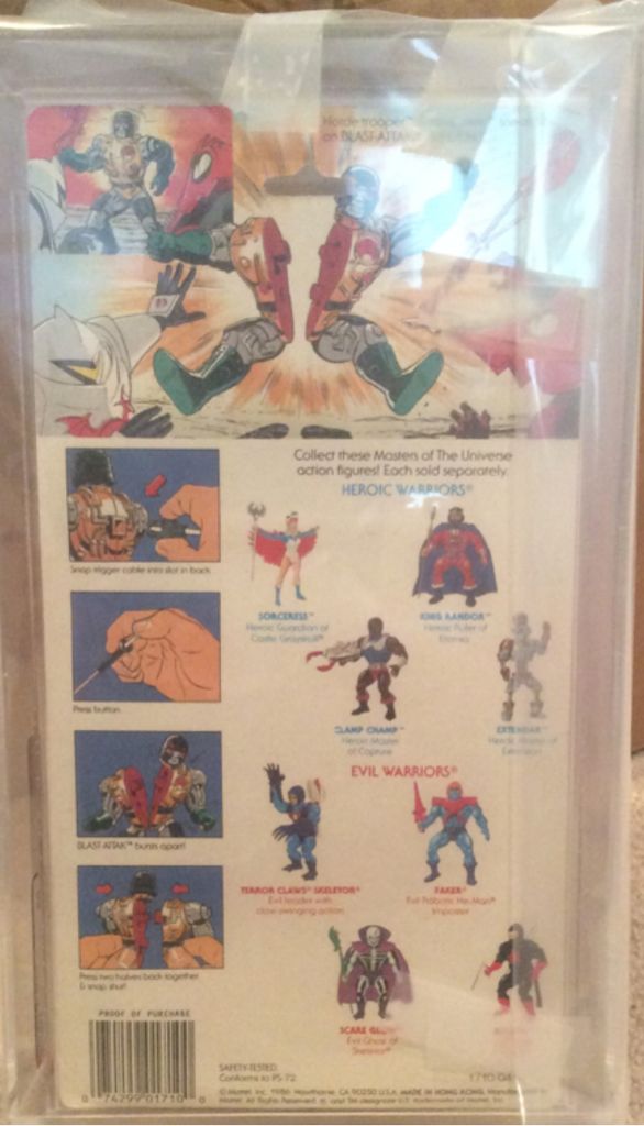 Blast-Attak - Mattel (He-Man - Masters of the Universe) action figure collectible [Barcode 074299017100] - Main Image 2