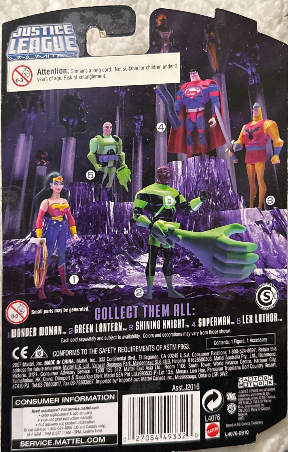 Justice League Unlimited: Wonder Woman™ - Mattel (DC™ Super Heroes™ Justice League Unlimited™) action figure collectible [Barcode 027084493320] - Main Image 2
