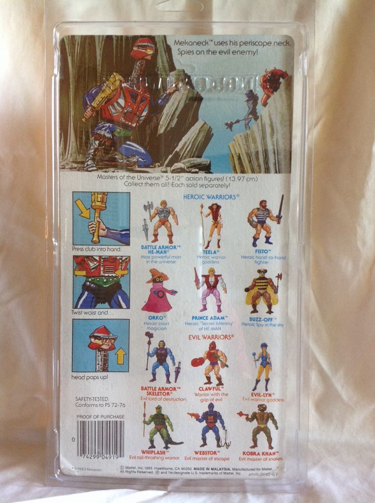 MOTU: Mekaneck - Mattel (Masters Of The Universe) action figure collectible [Barcode 074299049194] - Main Image 2