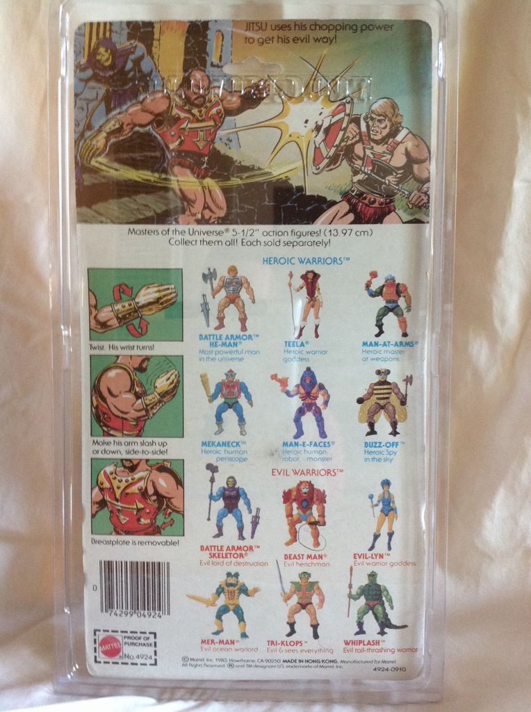 Jitsu - Mattel (MOTU Classics) (Masters Of The Universe Classics) action figure collectible [Barcode 074299049248] - Main Image 2