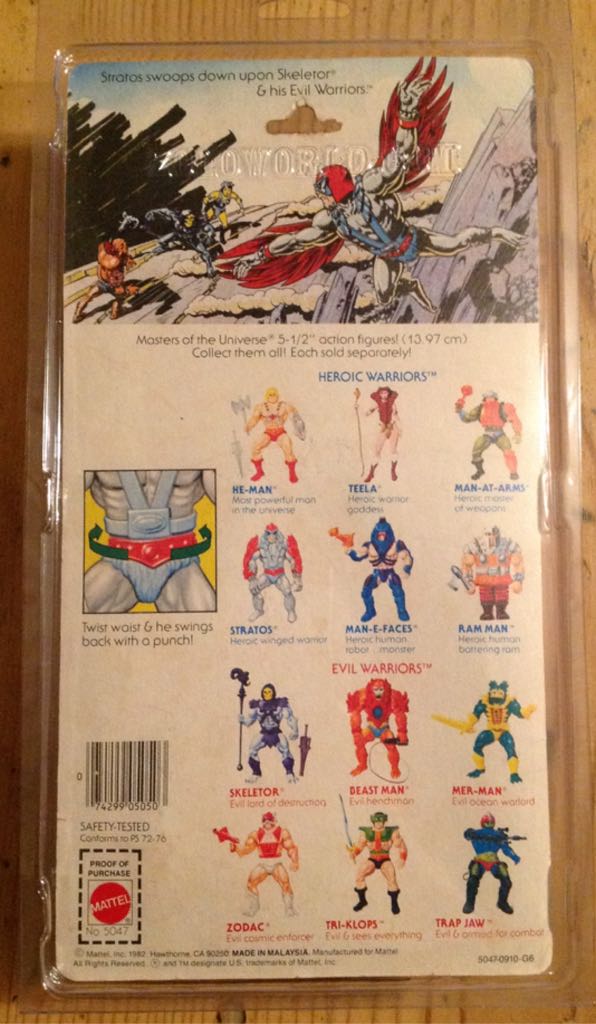 Stratos - Mattel (Masters Of The Universe) action figure collectible [Barcode 074299050503] - Main Image 2