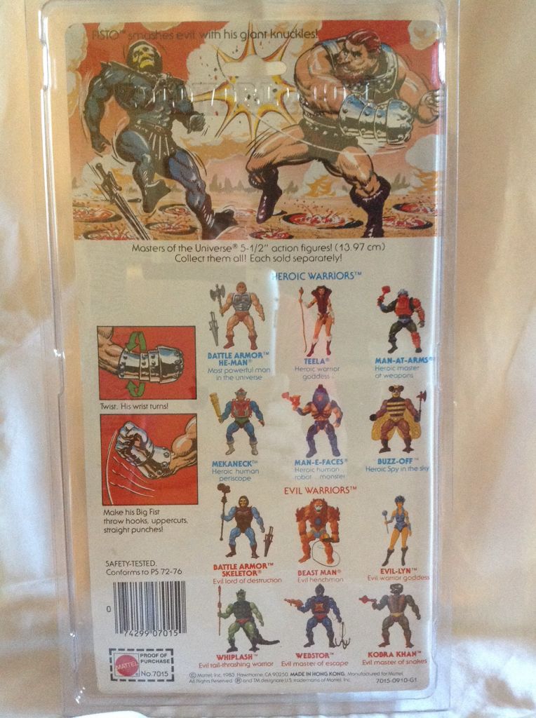 Fisto - Mattel (Masters Of The Universe) action figure collectible [Barcode 074299070150] - Main Image 2