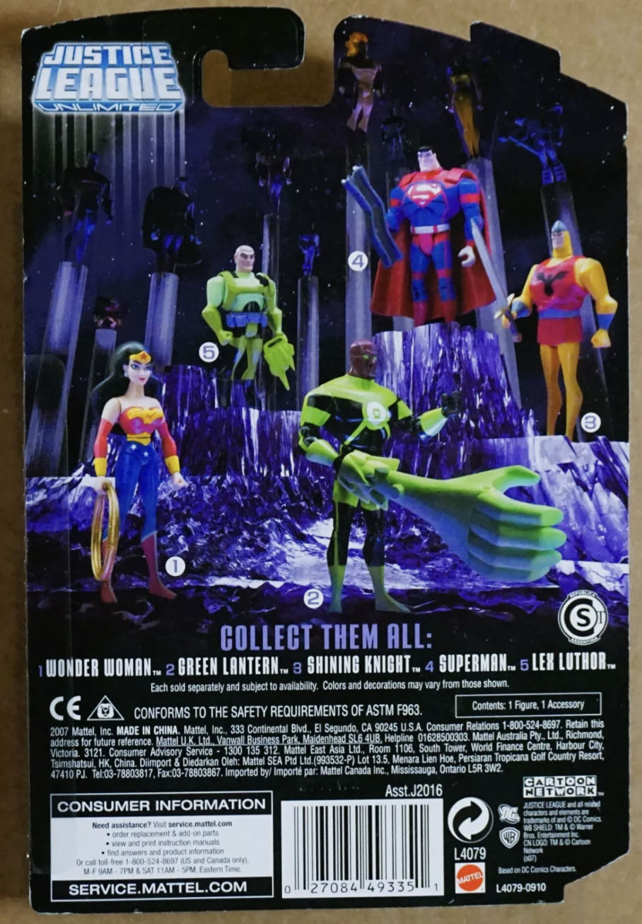 JLU: Lex Luthor - Mattel (Justice League Unlimited) action figure collectible [Barcode 027084493351] - Main Image 2