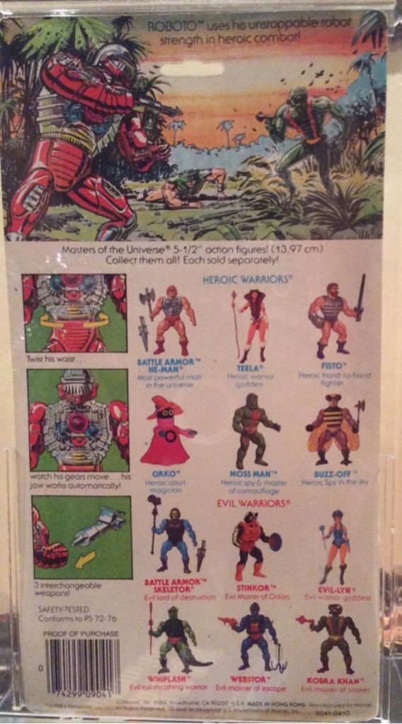 Roboto - Mattel (He-Man - Masters of the Universe) action figure collectible [Barcode 074299090417] - Main Image 2