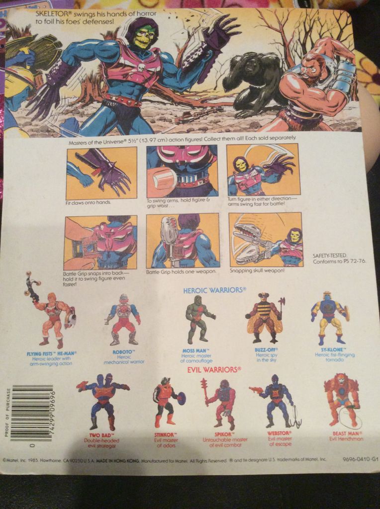 Terror Claws Skeletor - Mattel (Masters Of The Universe) action figure collectible [Barcode 074299096969] - Main Image 2