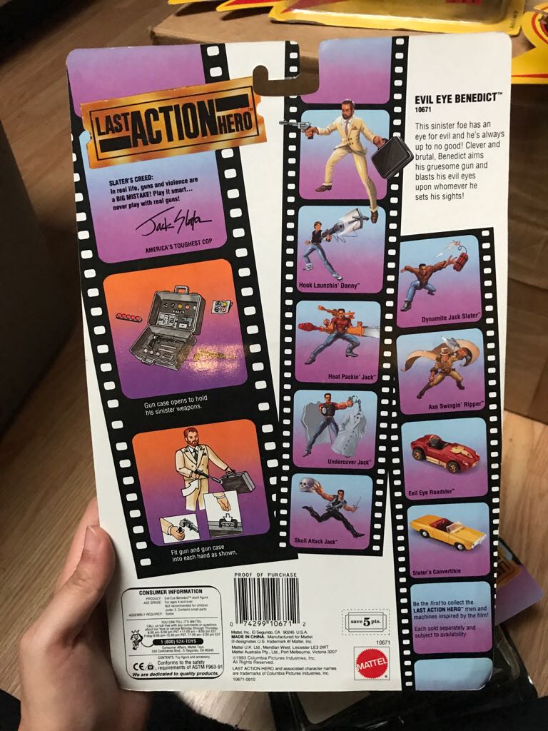 Evil Eye Benedict - Mattel (Last Action Hero) action figure collectible [Barcode 074299106712] - Main Image 2