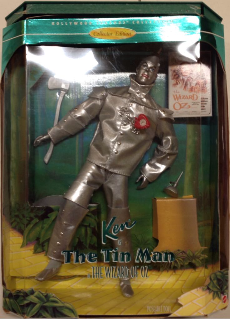 Wizard of Oz Ken as the Tin Man Hollywood Legends Barbie Doll 1995 12” MIB - Mattel Inc (The Wizard Of Oz) action figure collectible [Barcode 074299149023] - Main Image 1