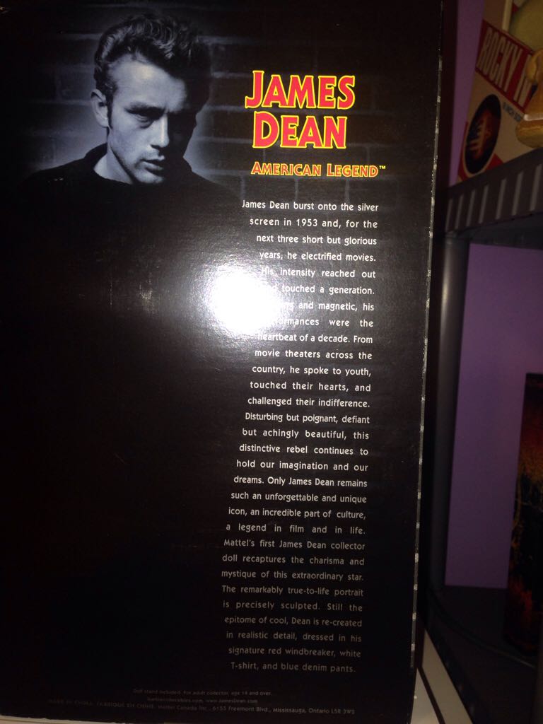 Mattel Timeless Treasures American Legend James Dean American Legend Doll - Mattel (Timeless Treasures) action figure collectible [Barcode 074299277863] - Main Image 2