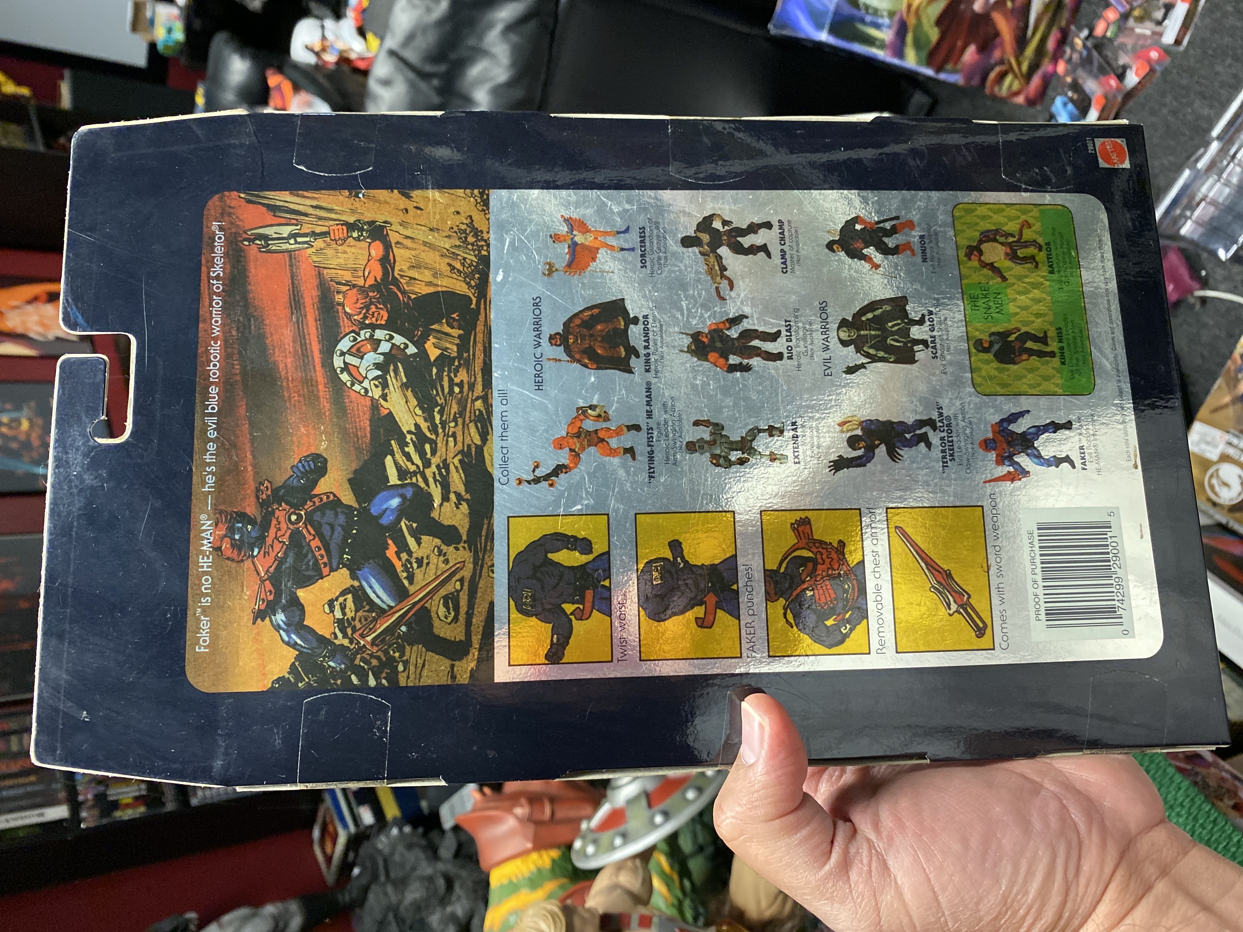 Faker - Mattel (Masters Of The Universe) action figure collectible [Barcode 074299290015] - Main Image 2