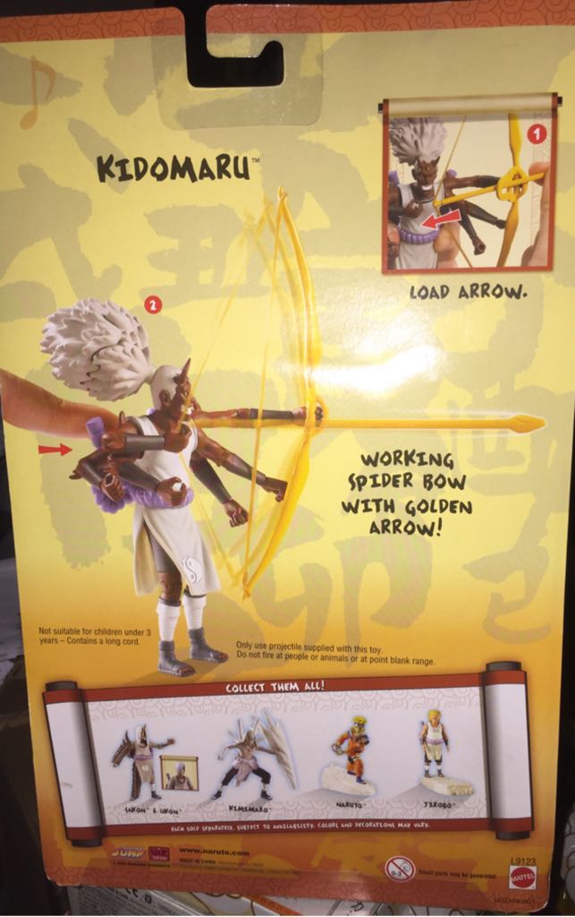 Kidomaru - Mattel (Naruto) action figure collectible [Barcode 027084542554] - Main Image 2