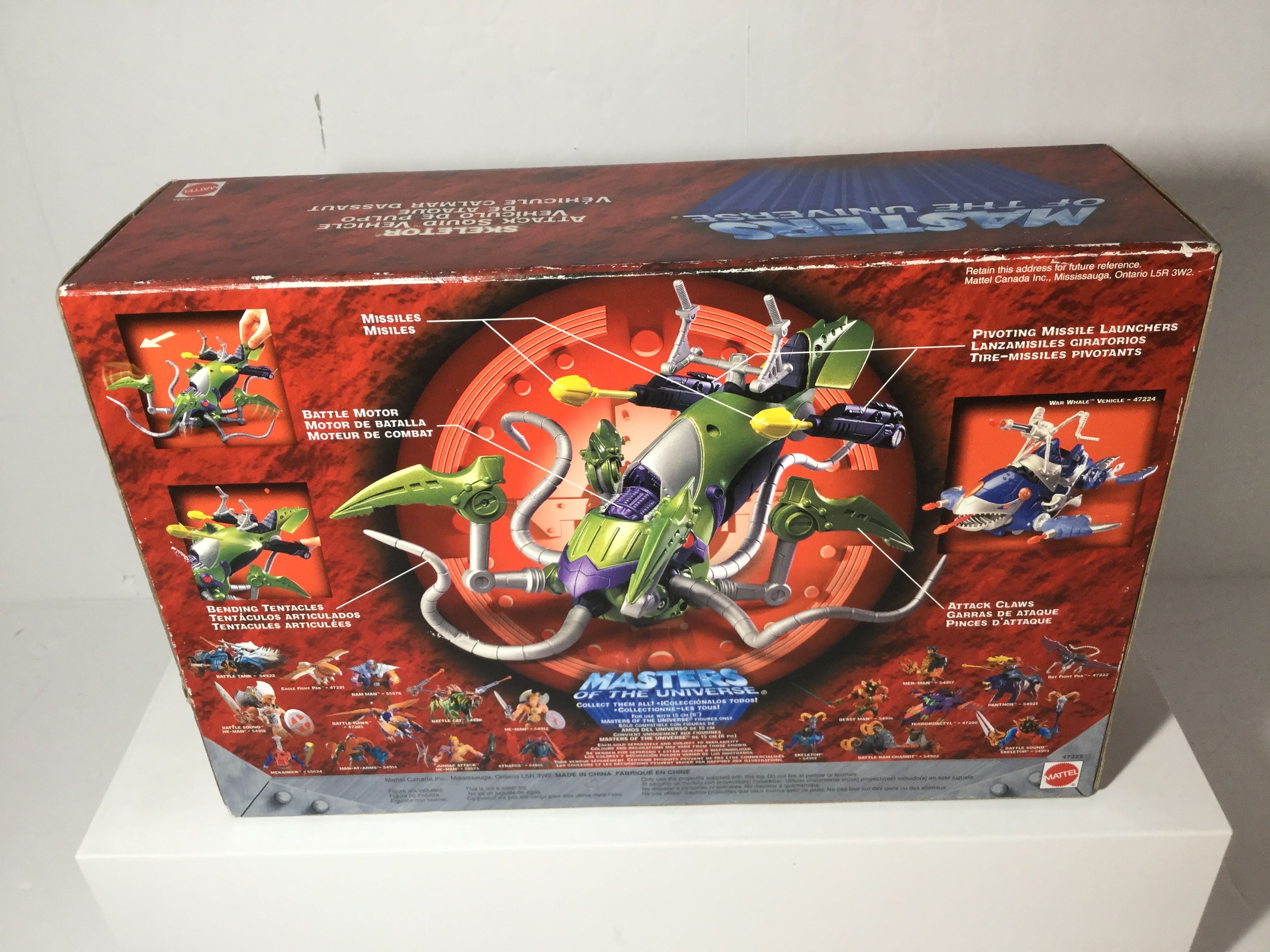 Attack Squid Vehicle - Mattel (Masters Of The Universe 200x) action figure collectible [Barcode 074299472251] - Main Image 2