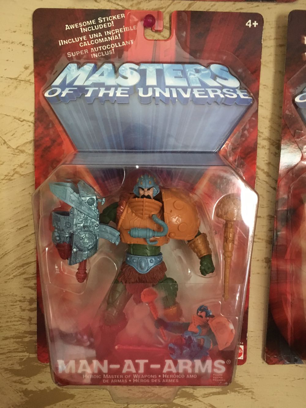 Man-At-Arms - Mattel (Masters Of The Universe 200x) action figure collectible [Barcode 074299549144] - Main Image 2