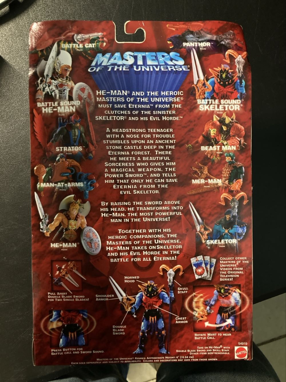 Battle Sound Skeletor Masters Of The Universe Mattel - Mattel (Masters Of The Universe 200x) action figure collectible [Barcode 074299549199] - Main Image 2