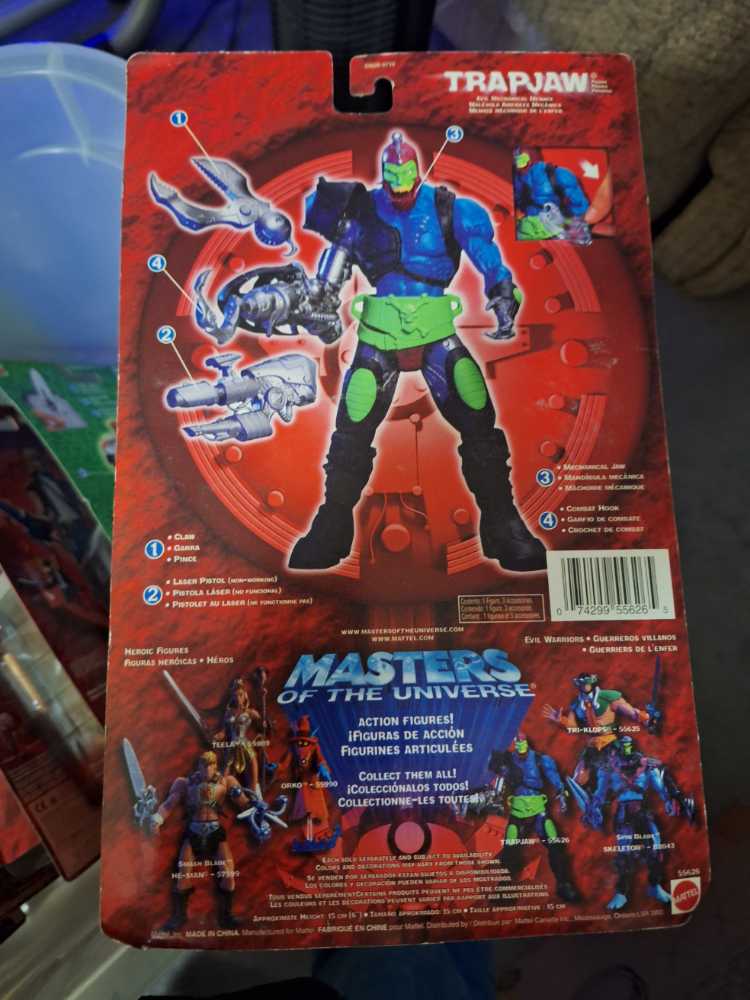 MOTU 200x: Trapjaw - Mattel Inc. (Masters of the Universe: 200X) action figure collectible [Barcode 074299556265] - Main Image 3
