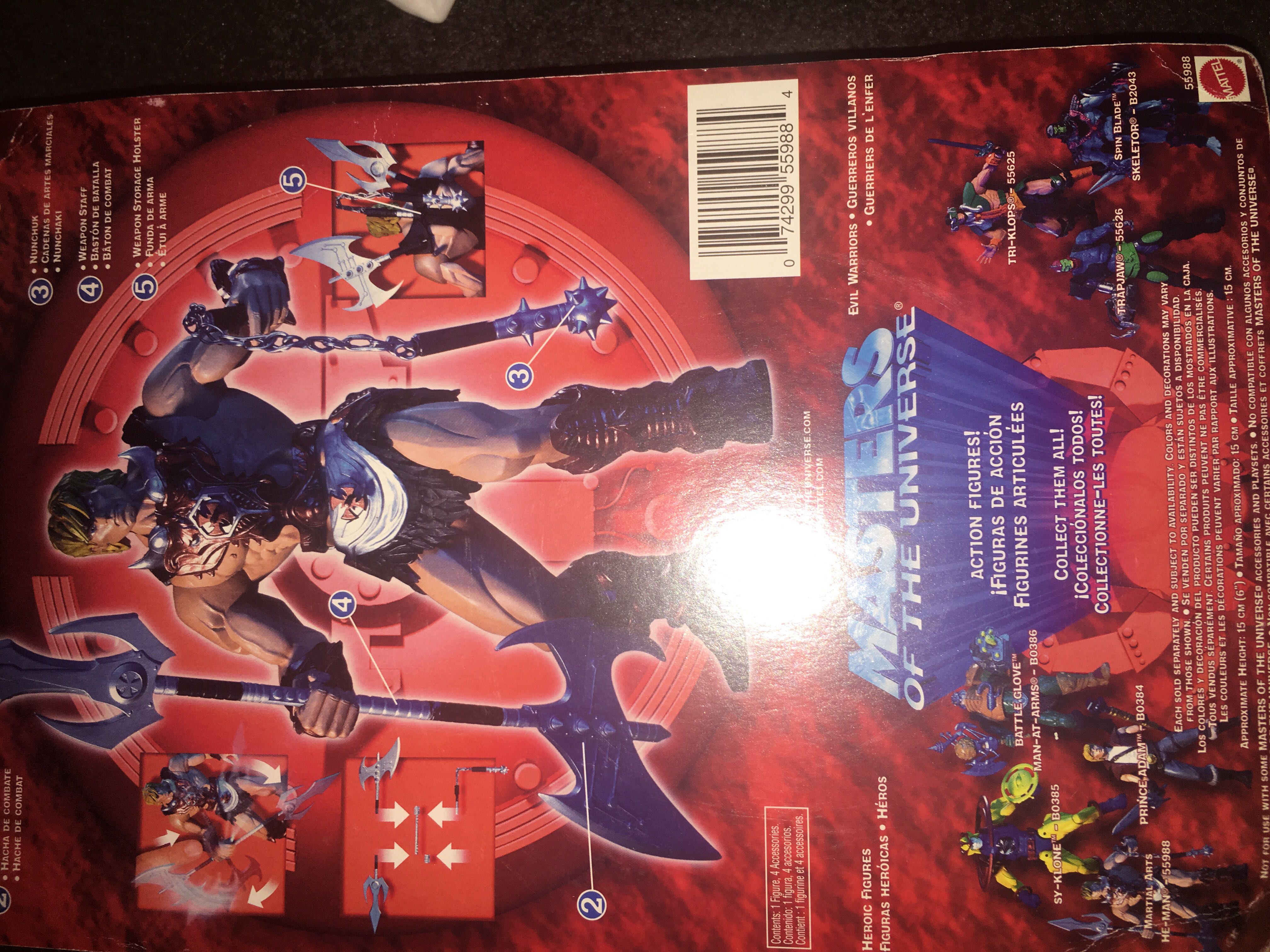 MASTERS OF THE UNIVERSE: Martial Arts He-man - Mattel (Masters Of The Universe 200x) action figure collectible [Barcode 074299559884] - Main Image 2