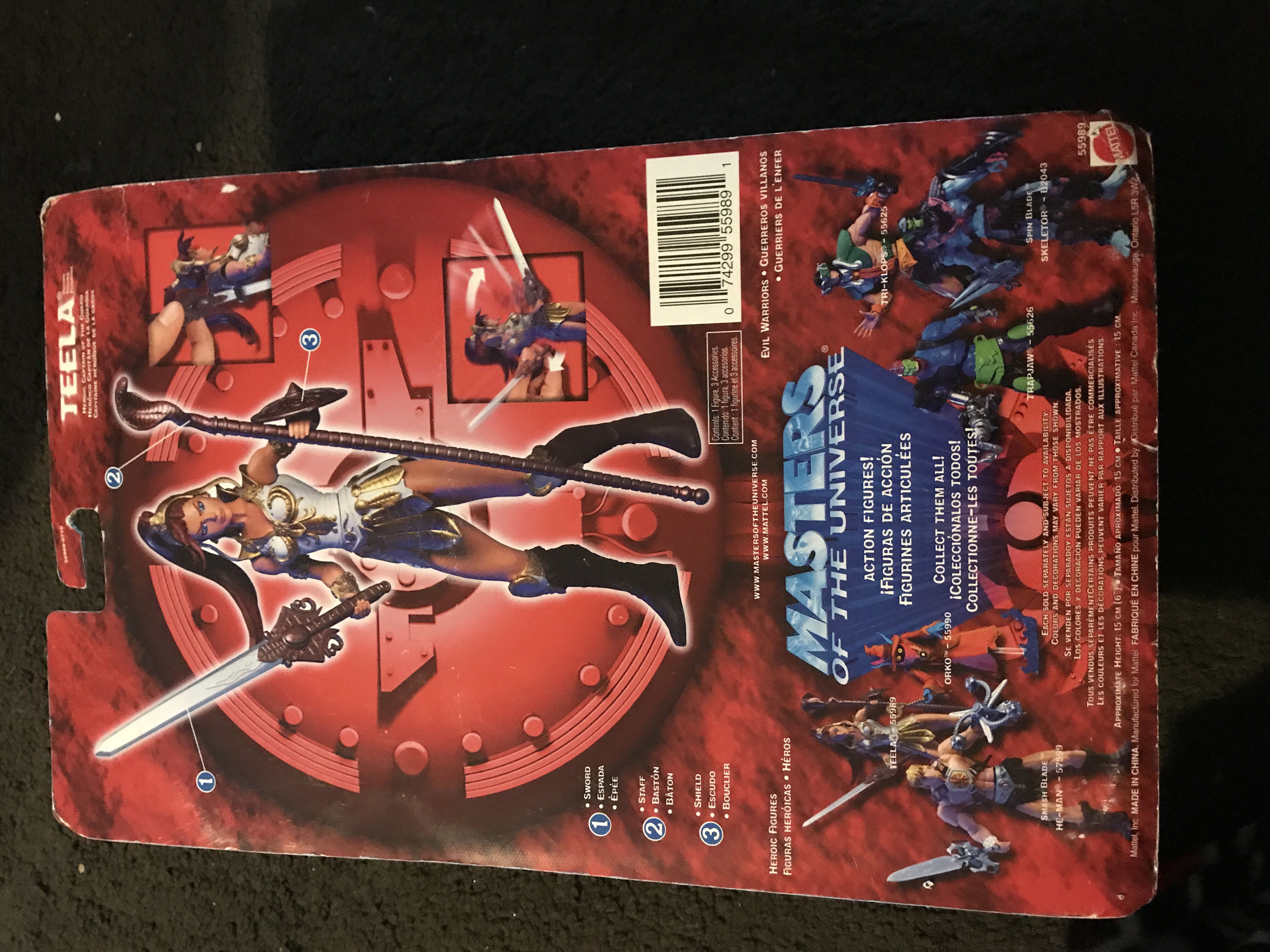 Teela - Mattel Inc. (Masters Of The Universe 200x) action figure collectible [Barcode 074299559891] - Main Image 2