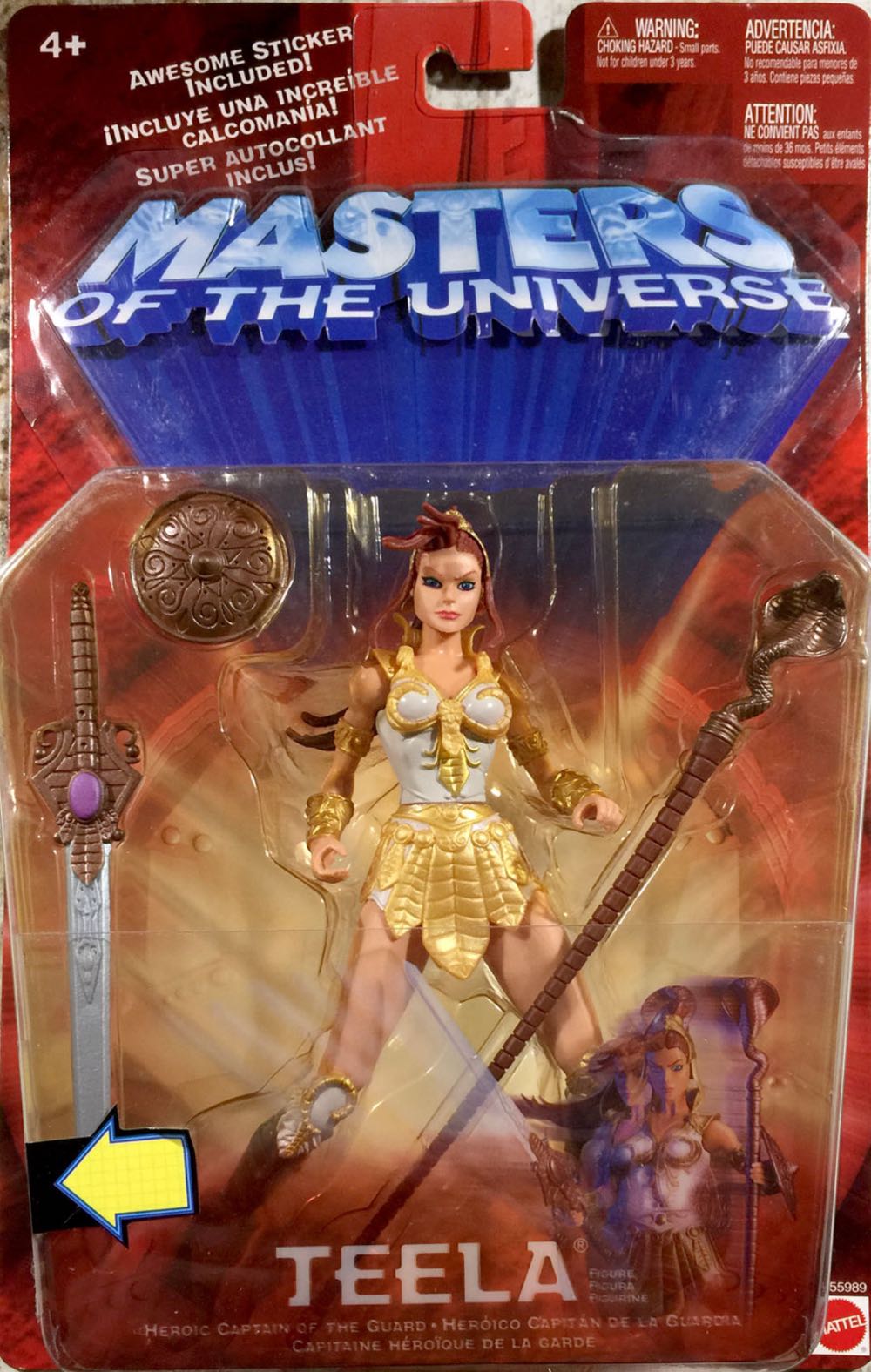 Teela - Mattel Inc. (Masters Of The Universe 200x) action figure collectible [Barcode 074299559891] - Main Image 3