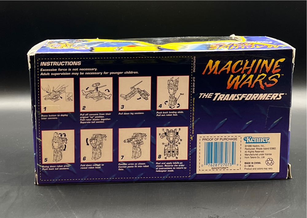 Sandstorm - Kenner (Transformers Machine Wars) action figure collectible [Barcode 076281270739] - Main Image 2
