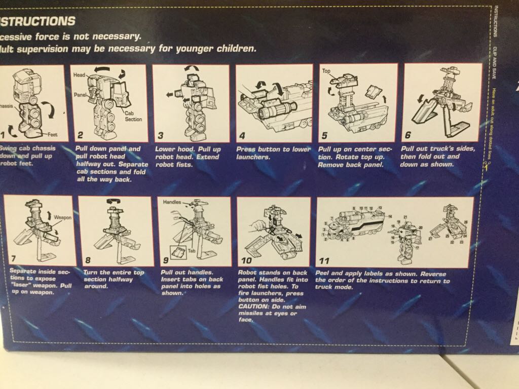 Optimus Prime - Hasbro (Transformers: Machine Wars) action figure collectible [Barcode 076281270777] - Main Image 2