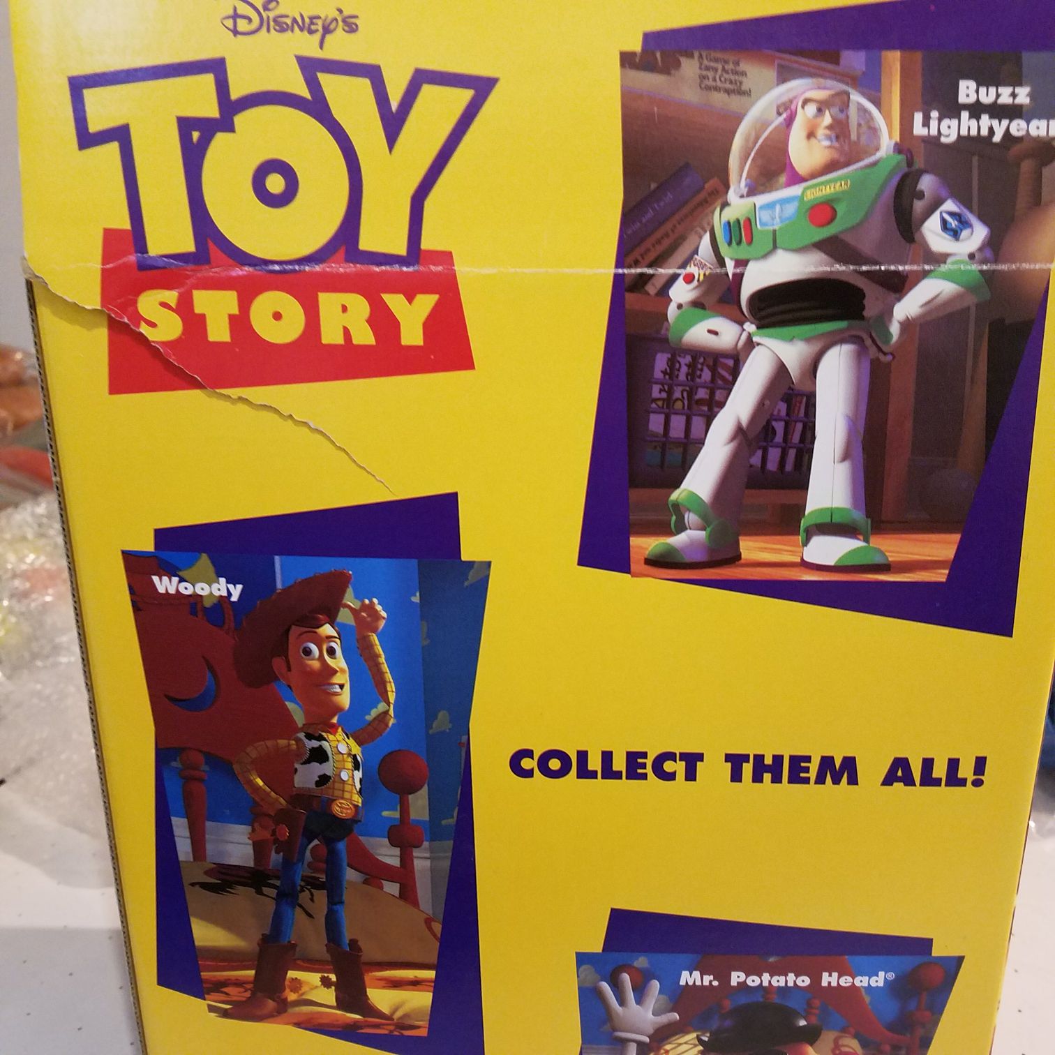 Toy Story Mr Potato Head Plush With Velco Attachable Pieces - Disney Hasbro action figure collectible [Barcode 076281271408] - Main Image 2