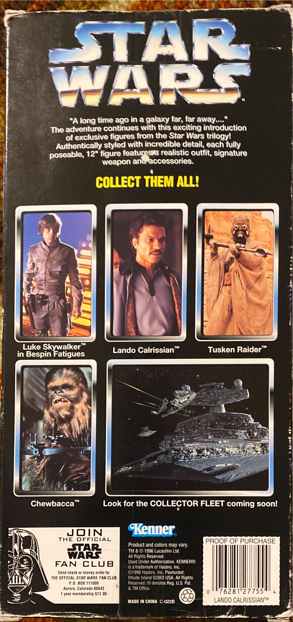 Collector Series Lando Calrissian - Hasbro (Star Wars) action figure collectible [Barcode 076281277554] - Main Image 3