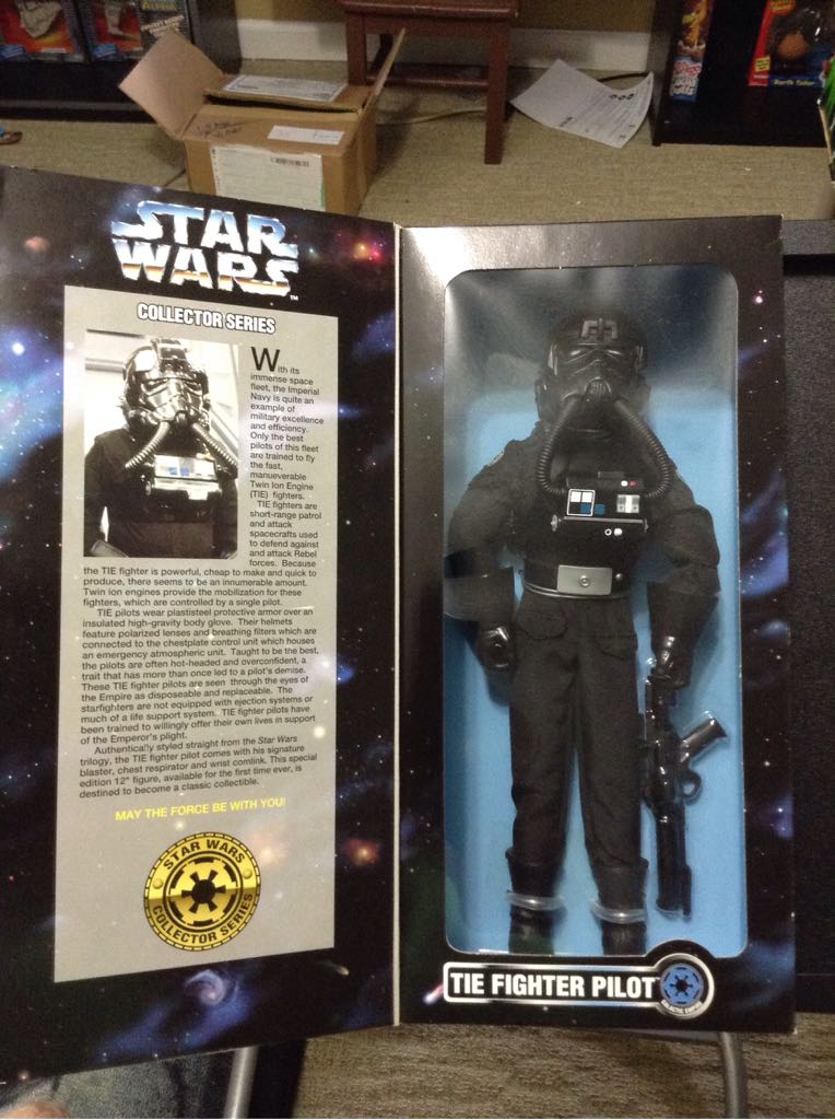 TIE Fighter Pilot 12” - Hasbro/Kenner (Star Wars) action figure collectible [Barcode 076281278643] - Main Image 2