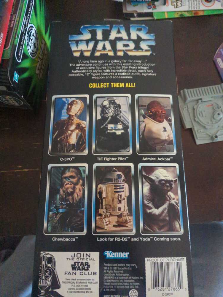 Star Wars Collector Series 12 C-3PO - Hasbro (12” Collector Series) action figure collectible [Barcode 076281278650] - Main Image 4