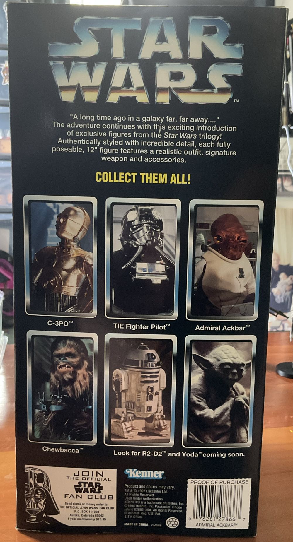 Admiral Ackbar - Hasbro (Star Wars) action figure collectible [Barcode 076281278667] - Main Image 3