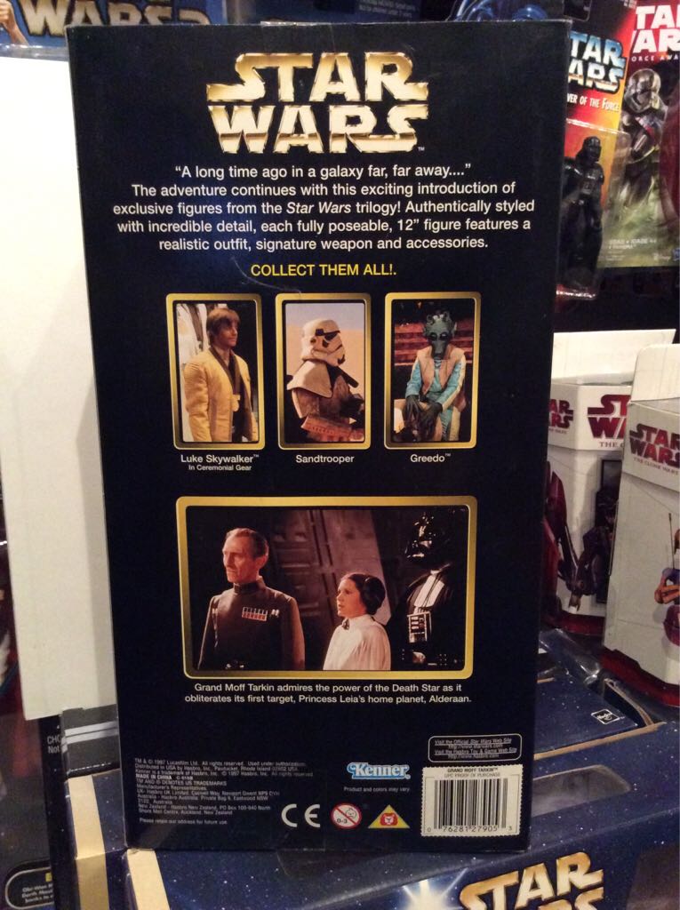 Grand Moff Tarkin w/ Interrogator Droid (Galactic Empire) - Kenner (Star Wars: Collector Series: Episode IV - A New Hope) action figure collectible [Barcode 076281279053] - Main Image 2