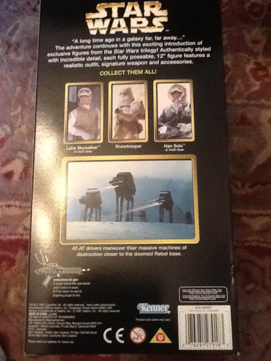12” AT-AT Driver - Kenner (1995-2000 The Power of the Force) action figure collectible [Barcode 076281279183] - Main Image 2