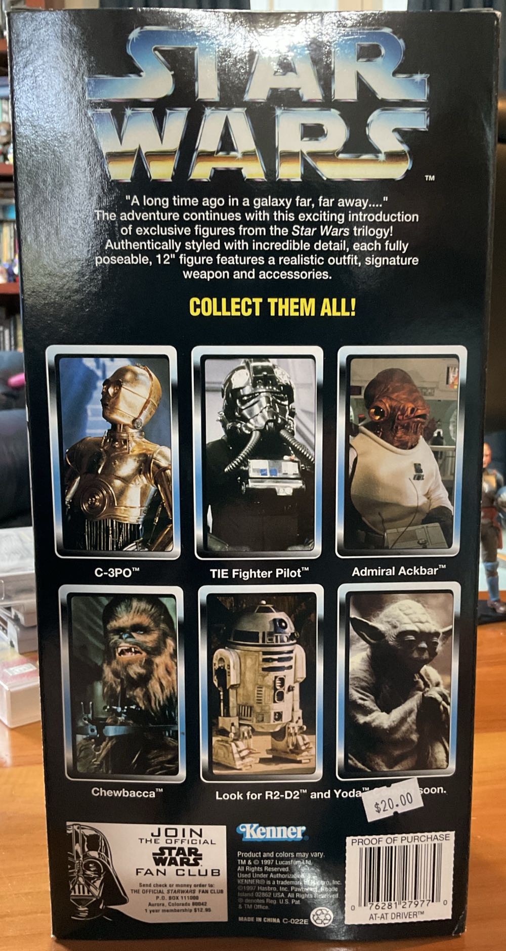 At At Driver  - Kenner (Star Wars Collector Series) action figure collectible [Barcode 076281279770] - Main Image 4